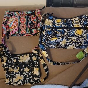 Vera Bradley 3 Purse Bundle
